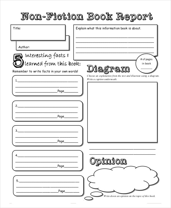 Book Report Template Pdf / USMC Book Report Format.pages DocDroid