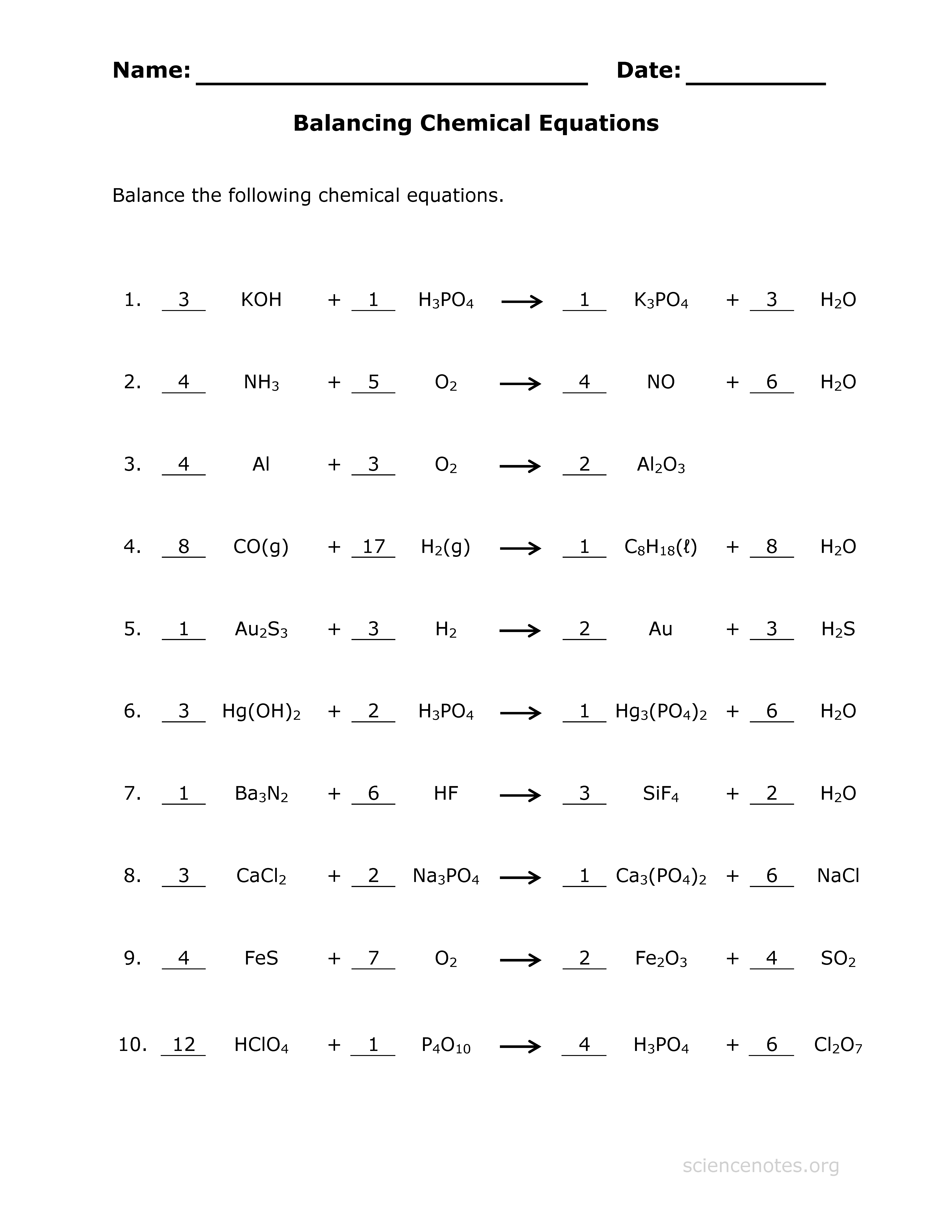 balancing chemical equations answers pdf phet