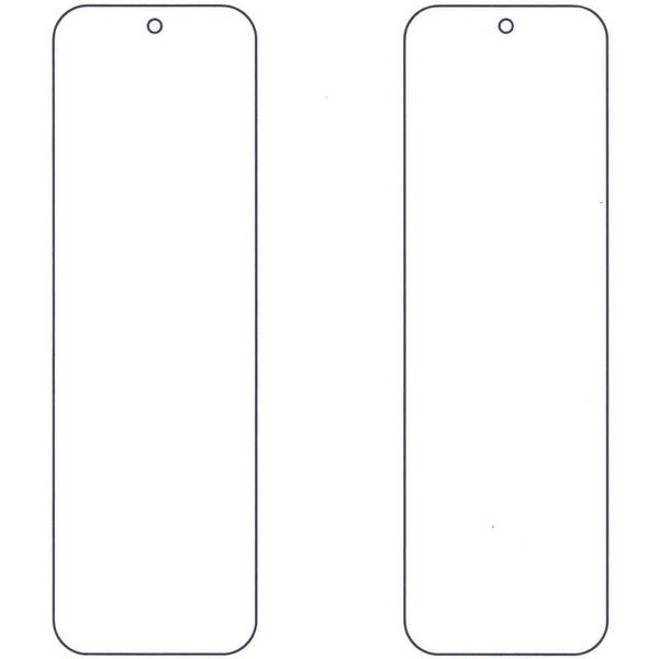 Free Printable Blank Bookmarks Template