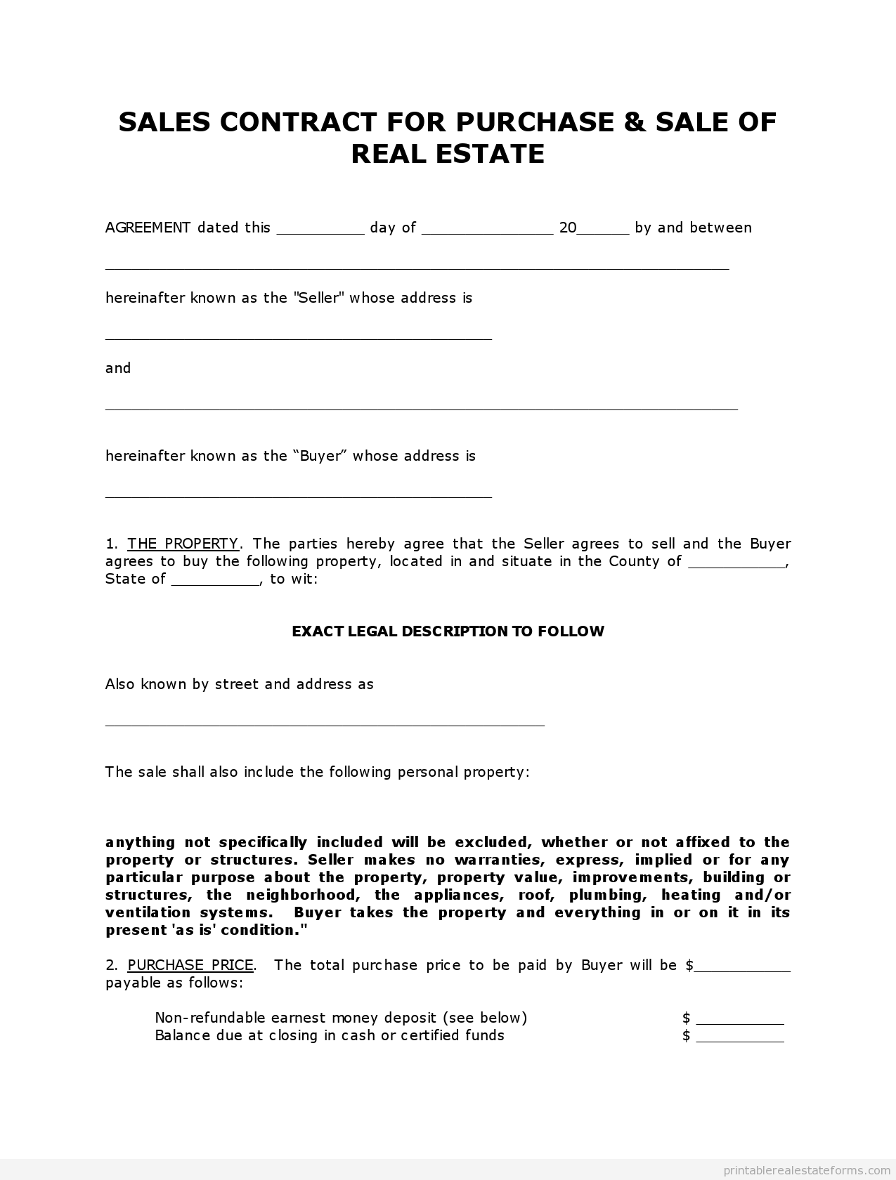simple-land-purchase-agreement-form-business-mentor