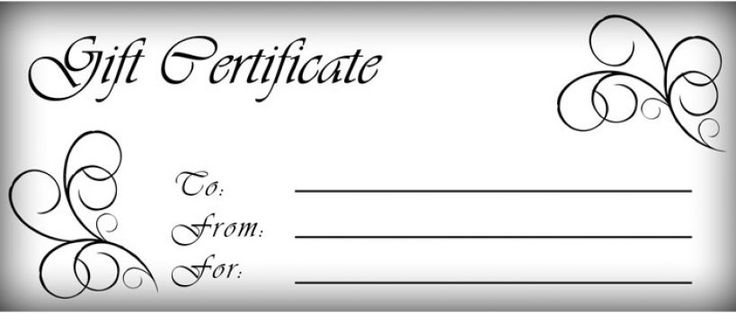 Gift Certificate Form Dean Routechoice Co